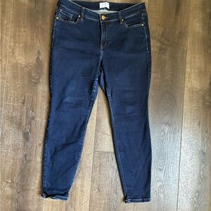 Lane Bryant Dark Blue Skinny Jeans